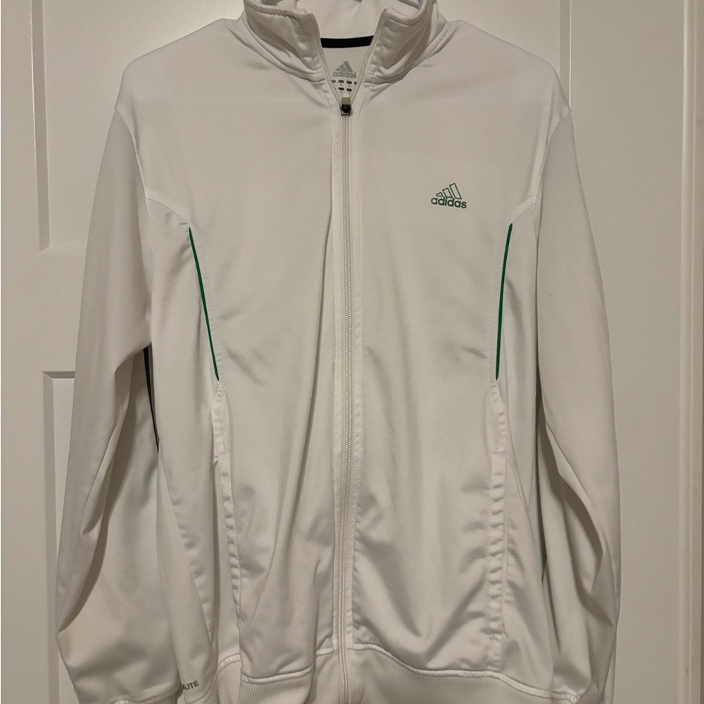 Adidas Vintage‎ Track Jacket.. White, green and Navy Men’s M